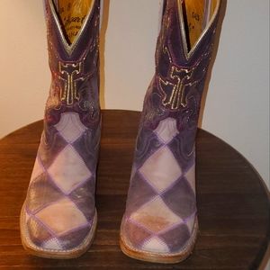 Womens Tin Haul Cowboy Boots sz 8